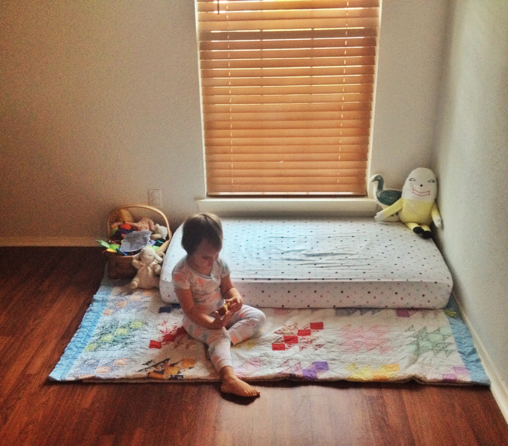 Montessori Inspired Floor Bed Stunning Simplicity